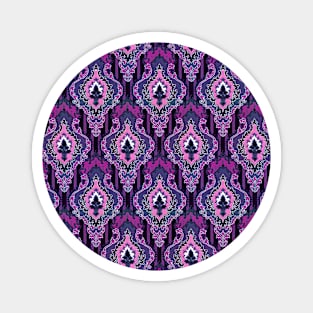 Vintage Purple Wallpaper Pattern Magnet